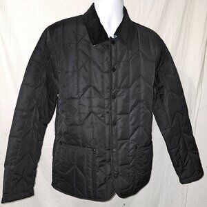 Robert Graham Mens Black Quilted Bomber Jacket w/ Colorful Liner Medium RGF24R08